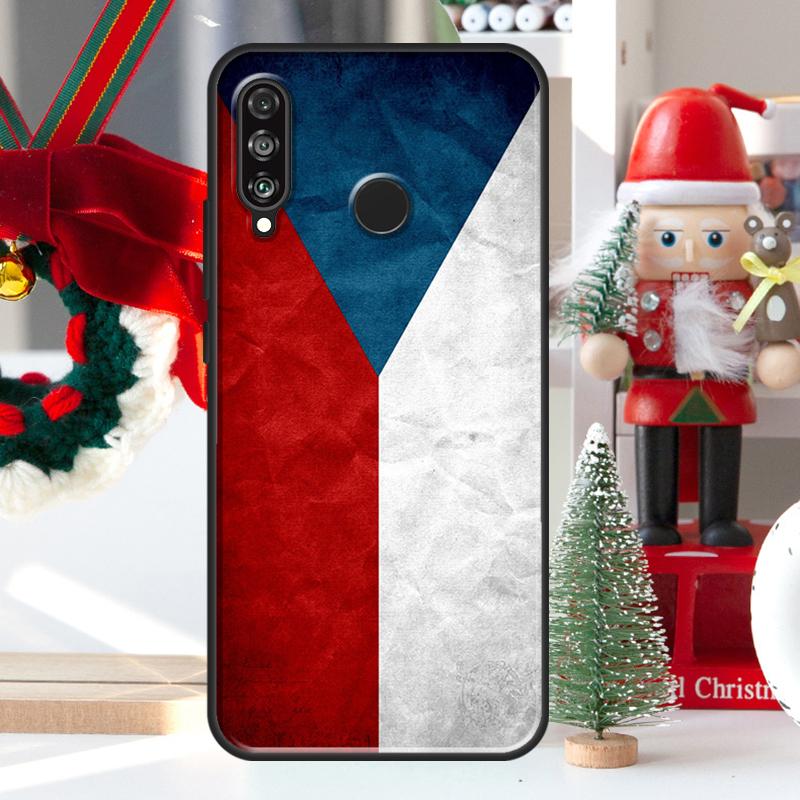 Czech Republic Czech Flag For Huawei Nova 12i 11i 8i 12s Y73 Y72 Y61 Y91 Y90 Y70 Y60 9 10 SE P60 Pro P30 P40 Lite Case