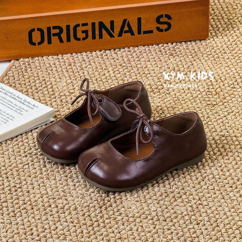 Spring 2026 Kids' Retro Split-Toe Mary Jane Shoes