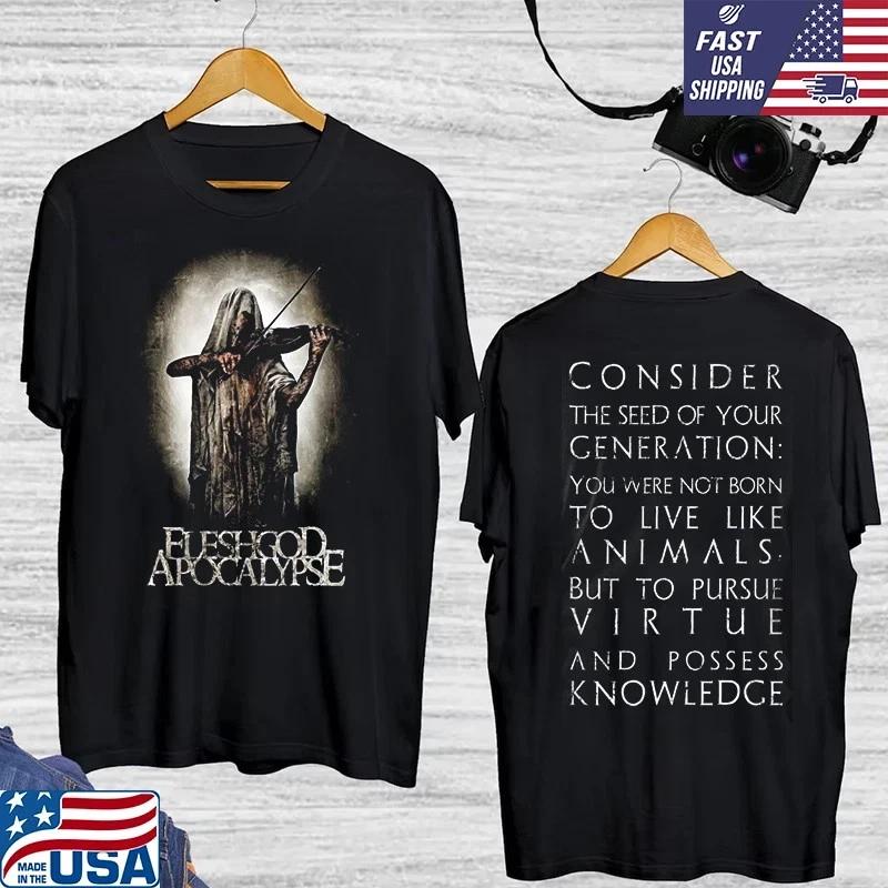Fleshgod Apocalypse Bloody Violinist Double Sided T Shirt Full Size S-5XL Unisex XL