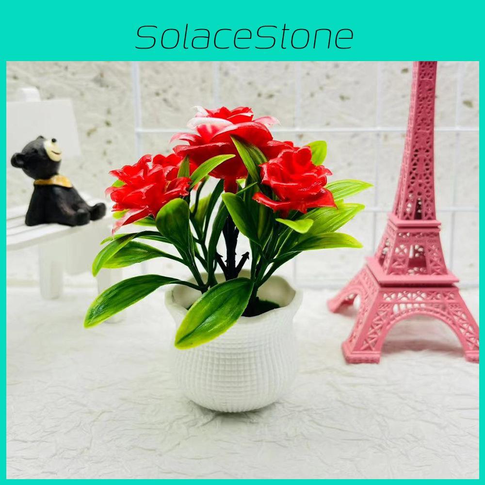 Rose Simulated Flower Arrangement Durable Foam Material For Office Decor Home