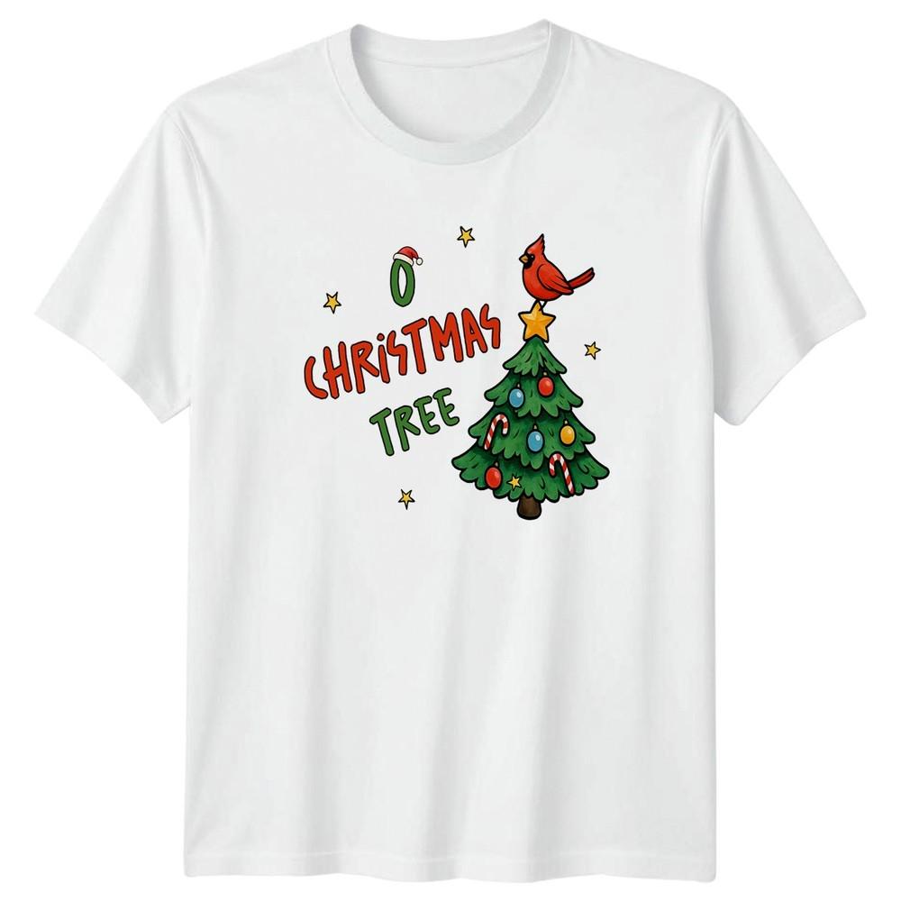 O Christmas Tree Holidays Christmas Unisexs TShirt Unisexs Tee Graphic Top S