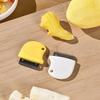 Stainless Steel Ginger Peeler, Mini Garlic Skin Remover Scraper, Multifunctional Vegetable Fruit Peeler with Non Slip Handle, Portable Hanging Hole