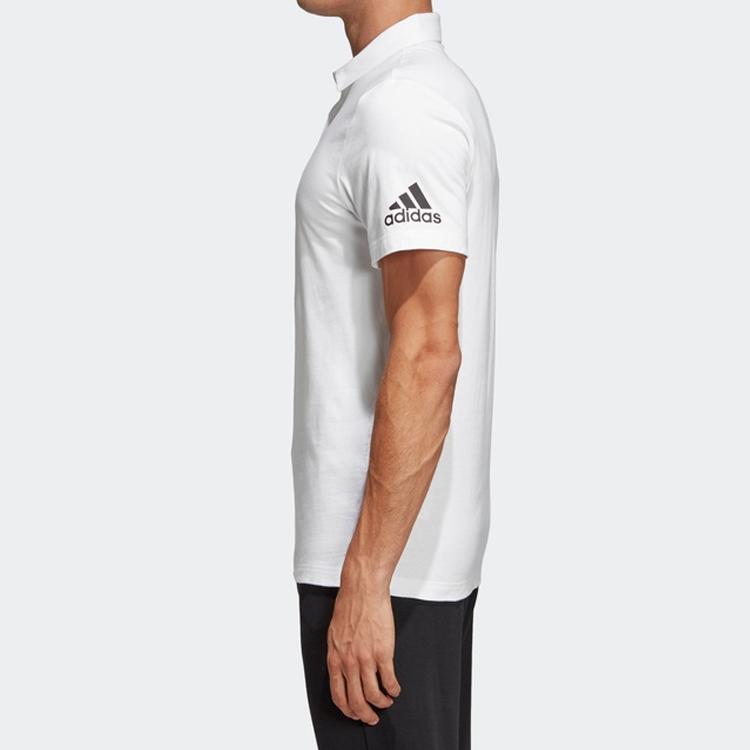 adidas Mh Plain Polo Shirt Men Tops White DQ1450
