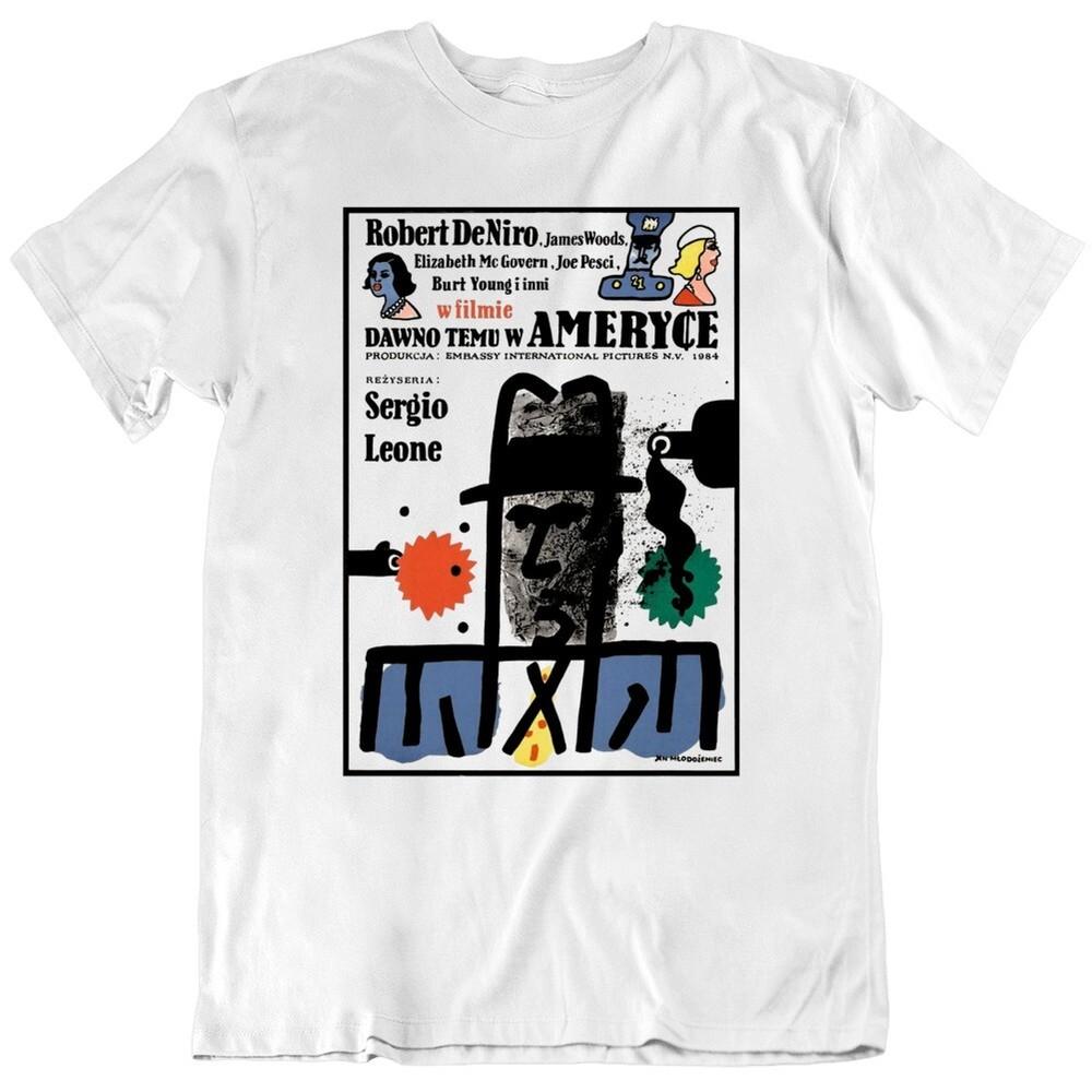 

Retro Classic Movie Poster Once Upon Time In America Polish Version T Shirt 4XL