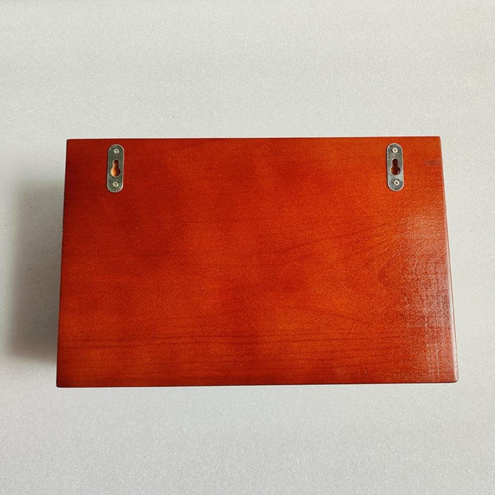 Wall Mounted Hanging Tissue Box Creative Paper Storage Holder Wooden Napkin Holder  For Restaurant