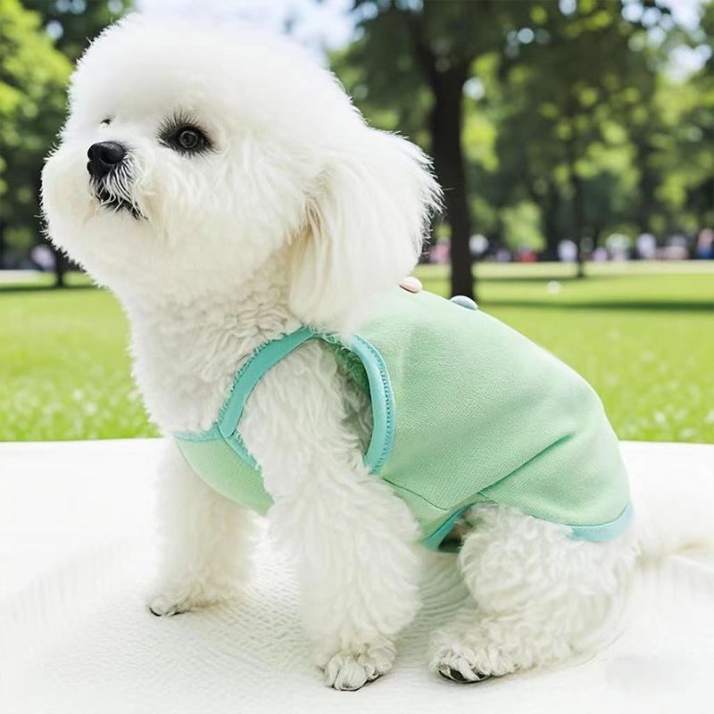 Dog & Cat Thin Summer Clothes - Breathable Vest for Small Breeds like Teddy, Bichon, Pomeranian