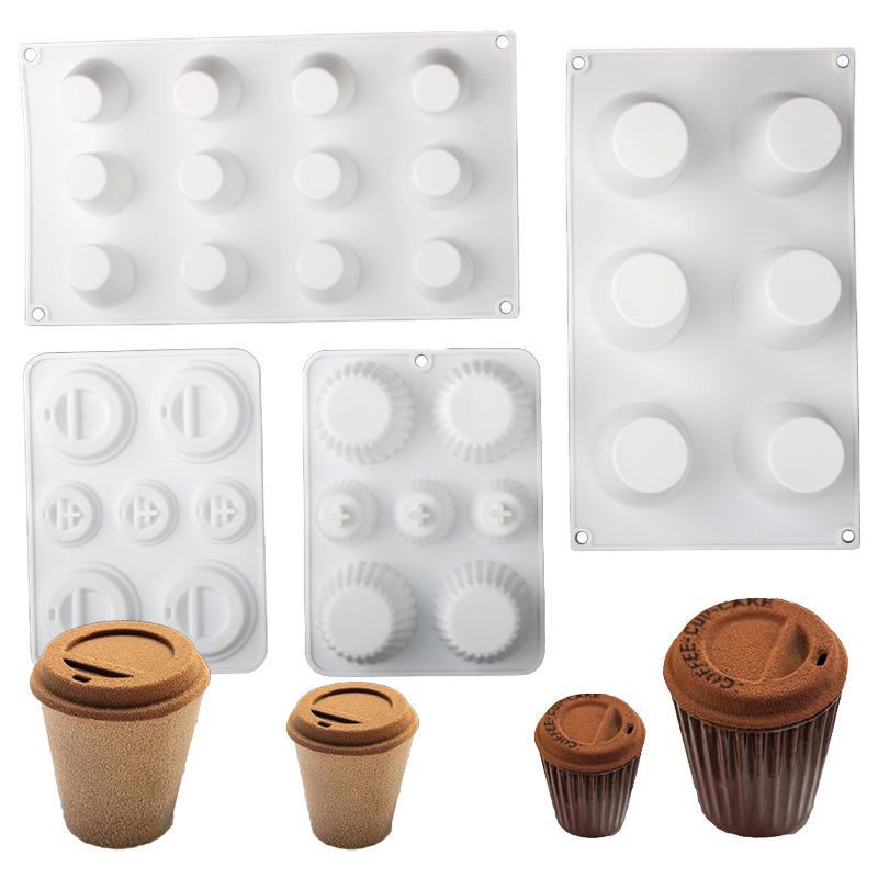 Shenhong 3D Milk Tea Mug & Mousse Cake Silicone Mold