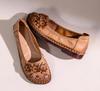 2cm Retro Flower Ladies Soft-soled Mother Shoes Spring and Autumn Middle-aged and Elderly Comfortable Shoe Women