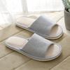 Chinelos domésticos de linho para homens e mulheres chinelos domésticos para jardim doméstico