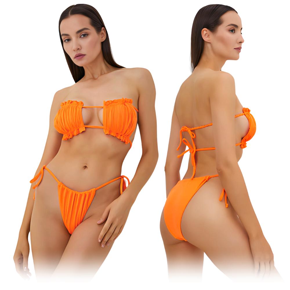 Zweiteiler Bikini sexy Tanga String gebunden l ZWEITEILER BIKINI SEXY TANGA STRING L
