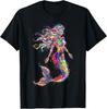 Colorful Abstract Mermaid Painting Art Graphic Motif Mermaid Gift Unisex T-Shirt