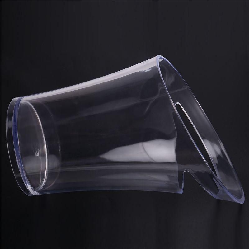 M-Modern-Clear Plastic Ice Bucket Bar Beer Wine Champagne Cooler For Home Kitchen Beverage Drinks Cooling Container