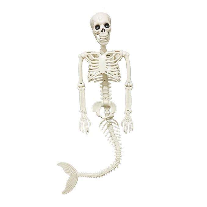90cm Fully Articulated Luminous Skeleton Figure for Halloween Décor in Escape Rooms