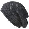 CHARM Cotton Roll Knit Racha Relaxed and Stylish Medical Cap 100% Cap, [Free Size/Dark Gray],