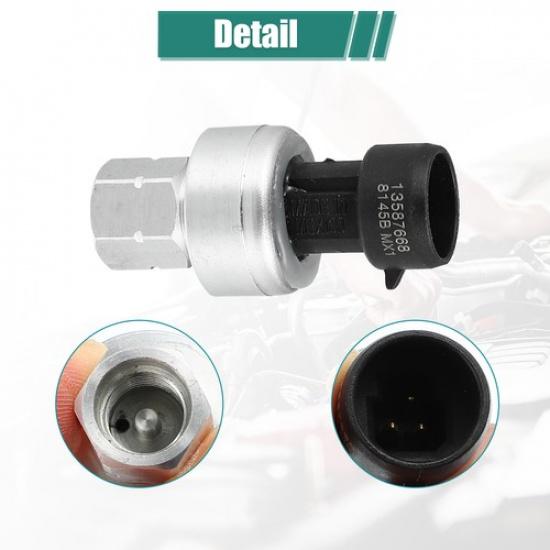 Pack (1) A/C Pressure Sensor Switch 22634172 Clutch Cycle Switch For GMC Sierra