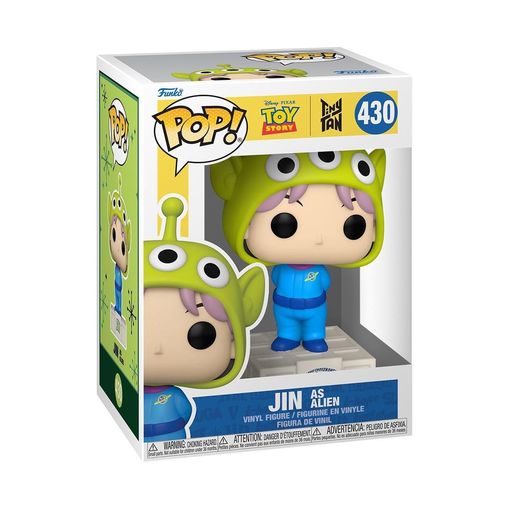 Toy Story Little Green Men BTS Tiny Tang Jin Figure Funko Toy Story x Tiny TAN Jin AS ALIEN Funko POP!