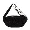 Luxury Women Sequins Waist Bag Fashion Fanny Pack Casual Shoulder Crossbody Chest Bag Female Hip Hop Belt Bags Trend