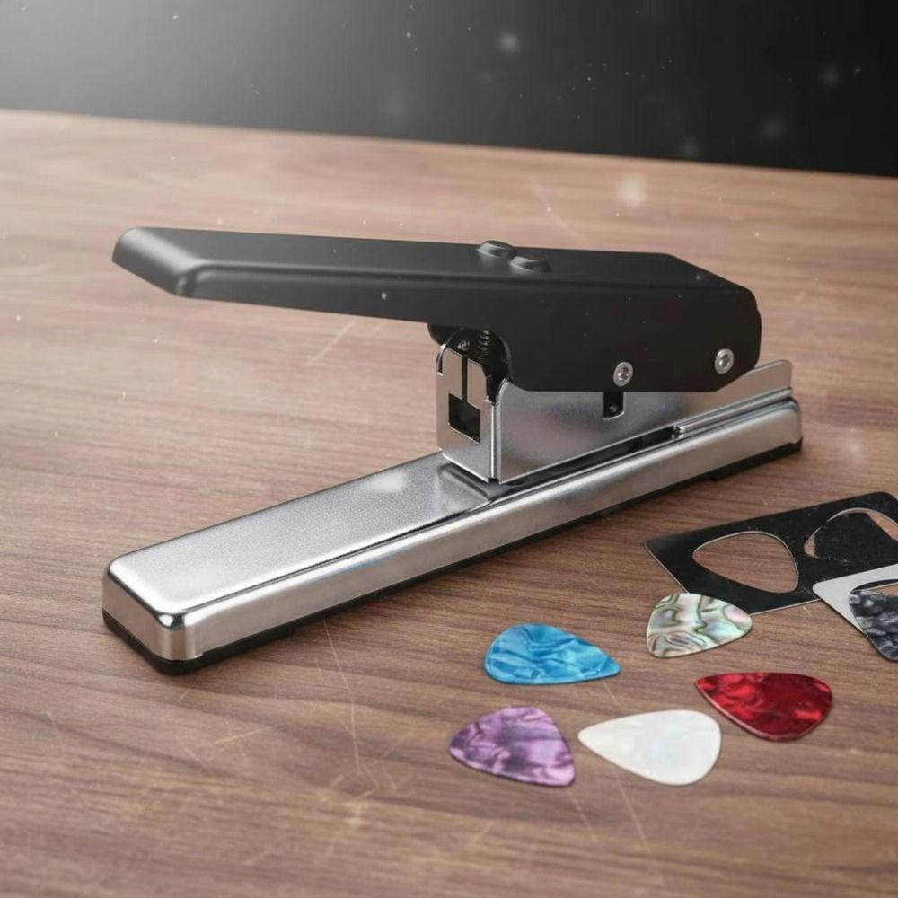 Kaartsnijder DIY Gitaarplectrum Metalen Gitaarplectrum Stansgereedschap Gitaarplectrum Stanser Muziekenthousiastelingen