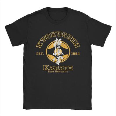 Men T Shirt Kyokushin Karate Budo University Martial T Shirts Leisure  Summer Tee Shirt Vintage 100 Cotton Tops Gift Idea