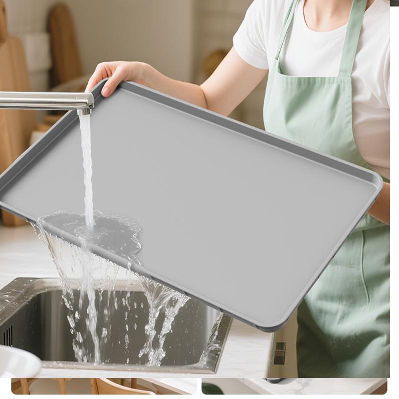 Silicone Heat Resistant Mat For Air Fryer and Microwave Oven Hot Pad for Kitchen Countertop Protector Waterproof Anti-Slip