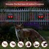 2Pcs Outdoor Coyote Raccoon Deterrent IP44 Waterproof Wild Boar Rabbit Repeller Solar Nocturnal Animal Repeller for Fox Raccoon