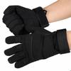Black Mountaineering Gloves Wear-Resistant Full Finger Gloves Fashion Motorcycle Gloves  Men