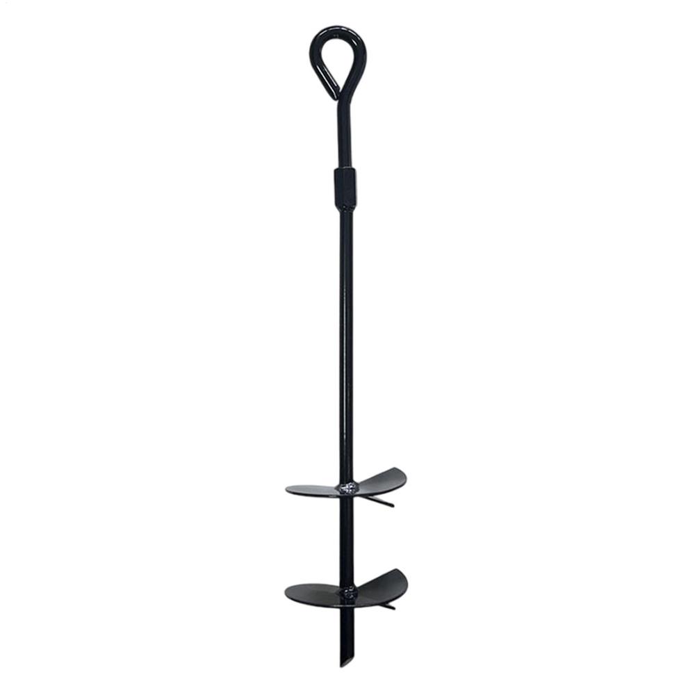 Screw Shed Anchors Tent Spike Pile Trampoline Anchors For Ground Hardness Trampoline Wind Pile Earth Grounding AnchorFor Outdoor