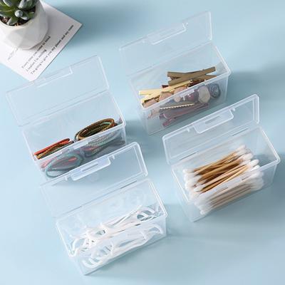 Průhledná krabička na herní karty, úložný box na šperky 10X4X6Cm, průhledná plastová krabička na deskové hry