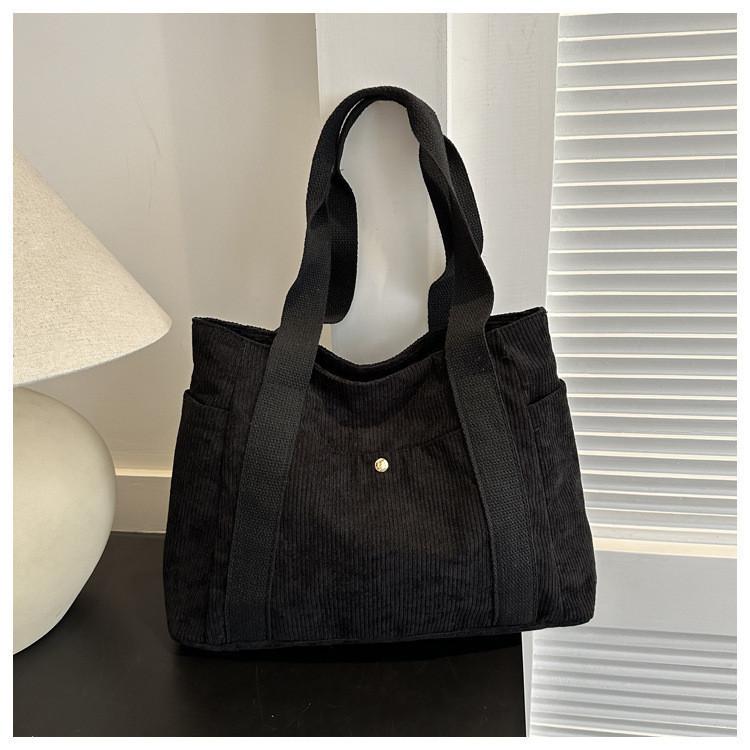 Elegant And Spacious Womens Tote Bag For Daily Use With Canvas Material And Stylish Urban Design