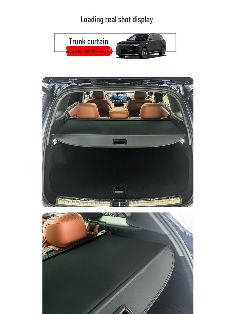 AITO M7/M5 Trunk Sunshade Partition Baffle - Car Interior Accessory