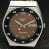 USED VINTAGE SEIKO 5 AUTOMATIC 6309A JAPAN MENS D/D BROWN WATCH 608i-a316860-2 SKU608i-a316860