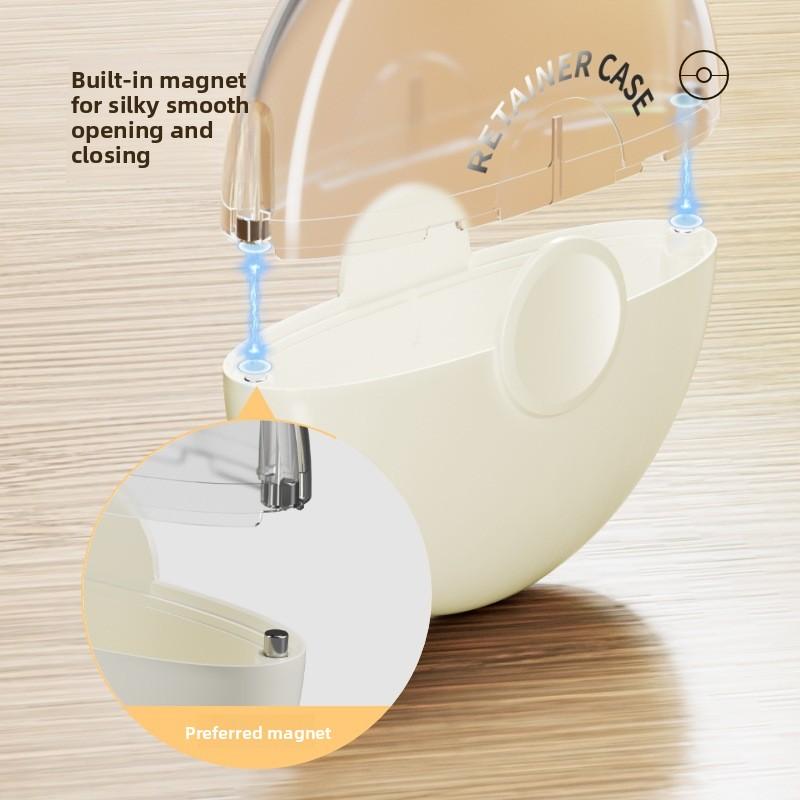 Orthodontic Braces Box, Portable Orthodontic Appliance Storage Box, Invisible Teeth Retainer, Portable Box, Denture Placement