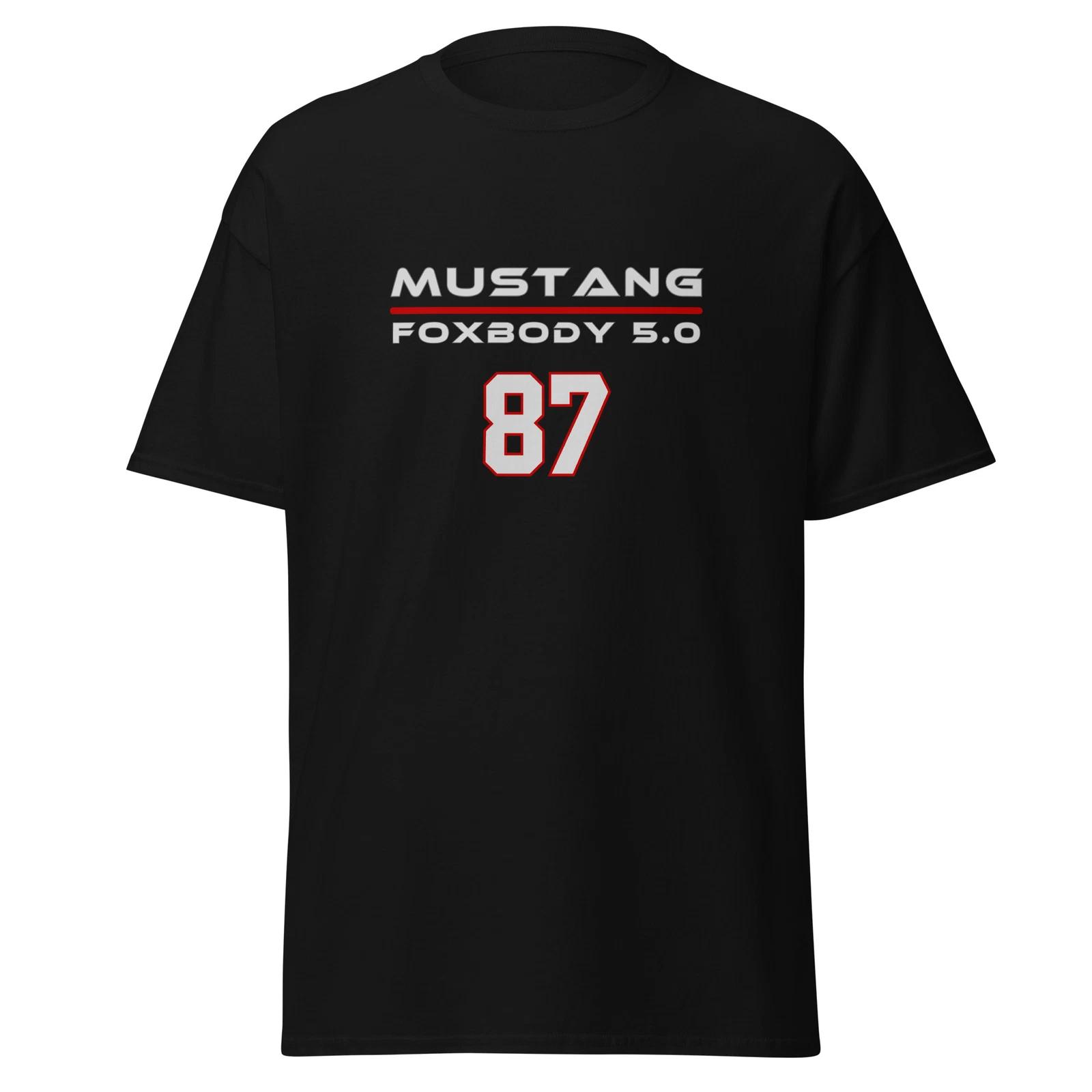 T-Shirtd Mustang Foxbody 5.0 1987 Car Enthusiast Birthday Gift XXXXL