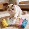 Brinquedo Kicker de Gato Peludo Brinquedo de Gato Macio Recheado com Erva-do-Gato Brinquedo Kicker de Gatinho Macio e Fofo Almofada para Gatos de Interior Promove o Exercício do Gatinho