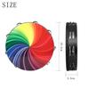 10 Inch Tambourine Colorful Double Row Handbell Hand Drum Early Education Tambourine Drums Percussion Musical Instrument