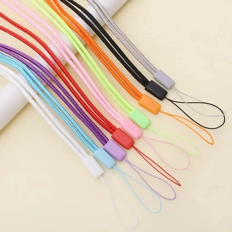 2Pcs/Set Lanyard Nylon Multi-purpose Hanging Neck Long Rope for Mobile Phone Portable Gasket Cards Lanyard String Holders 45cm