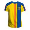 Ecuador Flag 3D Printed T-Shirt Men's Sportswear T-Shirt Round Neck Short Sleeve Summer Casual Street Loose T-Shirt
