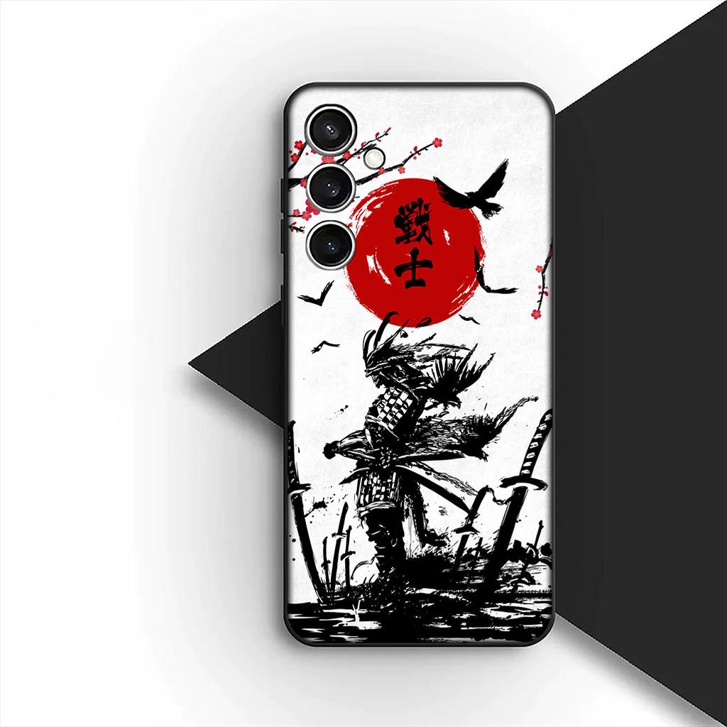 Cover for Xiaomi Redmi Note 13 14 Pro Plus ProPlus 14C 13C Pro+ 5G 4G Casing Silicone Phone Case Bushido Japan Samurai Ninja
