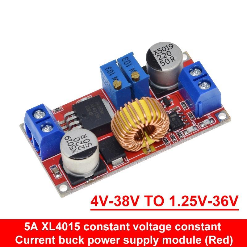 XL4015 5A DC a DC CC CV Placa de Carga Reductora para Batería de Litio Convertidor de Potencia LED Cargador de Litio Módulo Reductor XL4015 E1