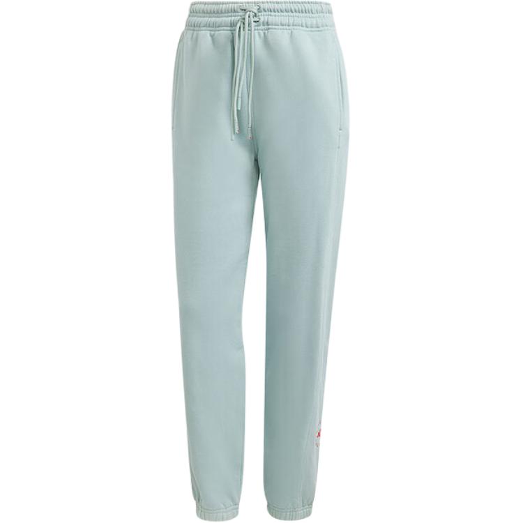 

Adidas FW24 Однотонные удобные повседневные трикотажные спортивные брюки со шнуровкой, женские брюки светло-голубого цвета IW9887 XS