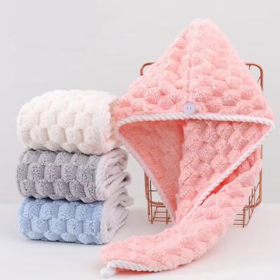 Shower Cap Drying Hair Towel Quick Drying Wiping Hair Towel Bath Hat Dry Hair Cap Women