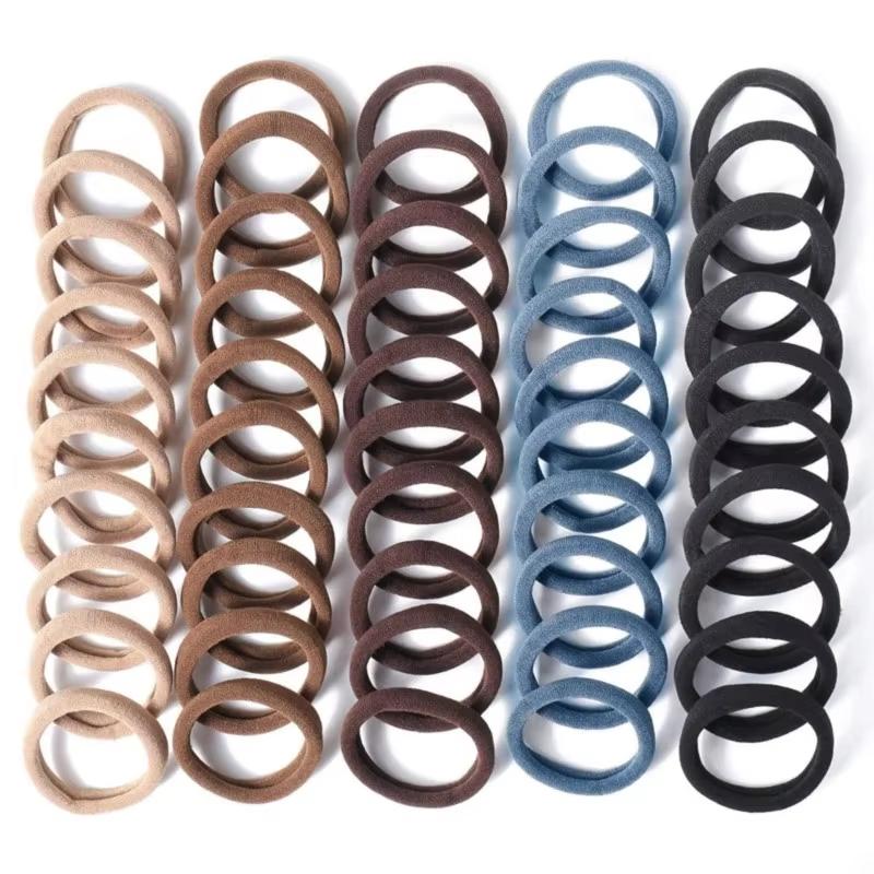 Headbands for Babies 50Pcs Nylon Soft Stretchy 4cm High Elastic Hair Bands for Kids Bow DIY Party Photography Props