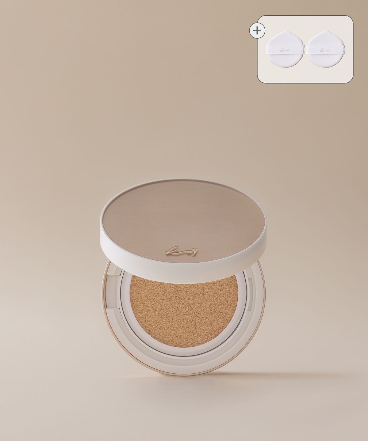 Solid Refined Skin Texture Cushion (Main Product + Refill) + GIFT No. 21 (Main product + Refill)