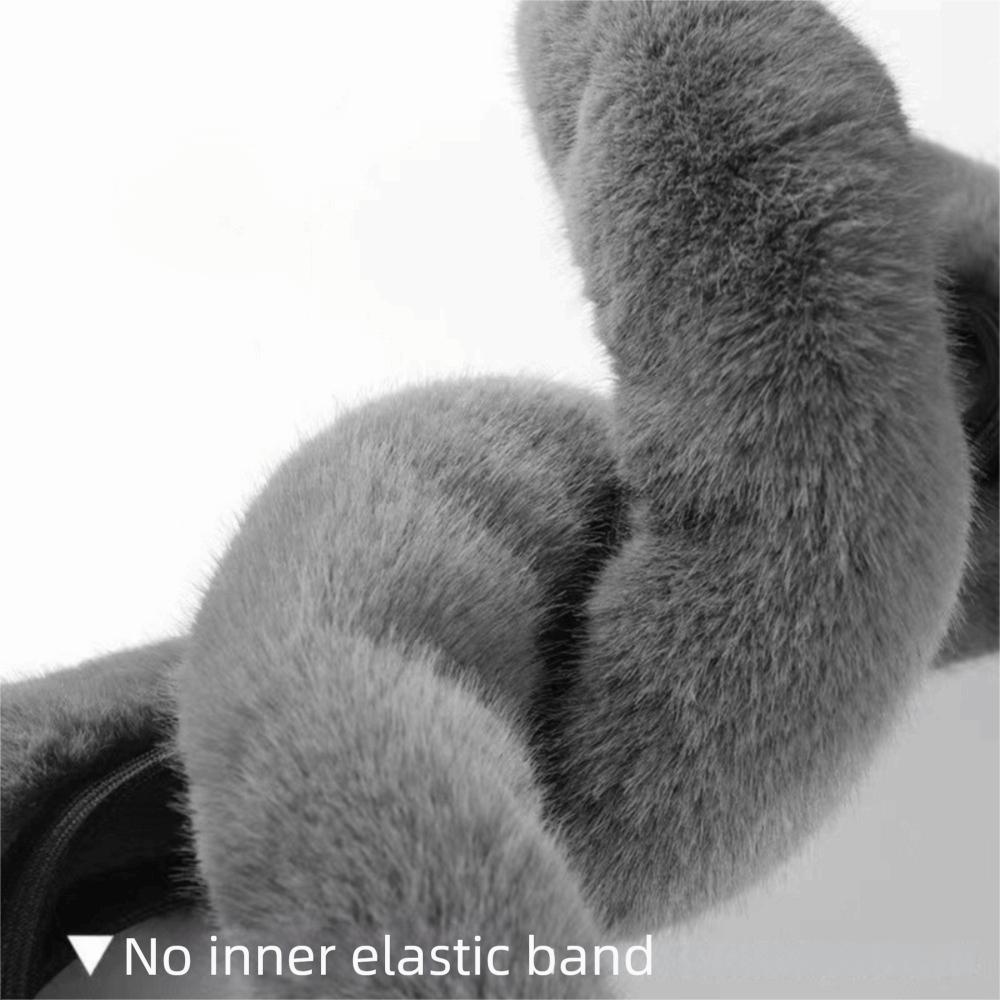 36-39cm Plush Steer Wheel Cover Warm Auto Interior Decor Universal Car Steering Wheel Cover Winter