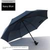 Ten-Bone 70% Off Fully Automatic Folding Umbrella for Men and Women, Business Black-Coated Sunshade Umbrella, Dual-Use for Sun and Rain, Promotional