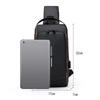 Men Fashion Travel Sport Sling Bag Male Multifunction Anti-Theft Usb Charging Password Lock For Riding Motorcycle Chest Packs