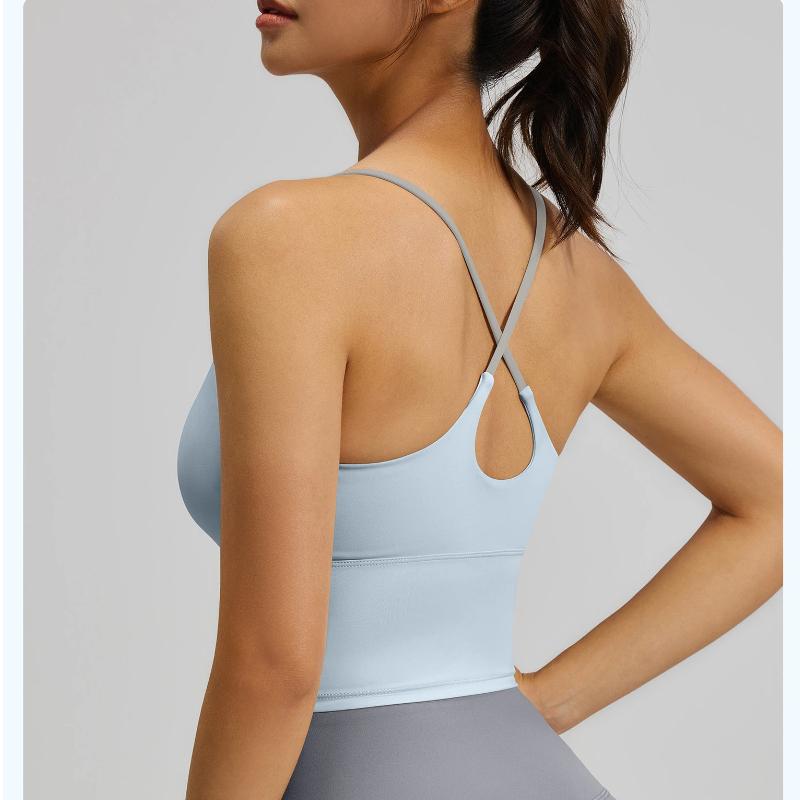 Breathable Sports Bra Shockproof Crop Top Anti-sweat Fitness Top Women Seamless Yoga Bra Sport Vest Gym Workout Top