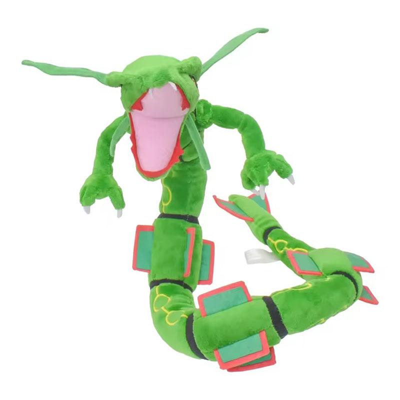 Rayquaza Dragon Green Cotton Soft Stuffed Anime Collectible Plush Toys Gift for Kid 30.5 Inch Artoon Character Toy Great