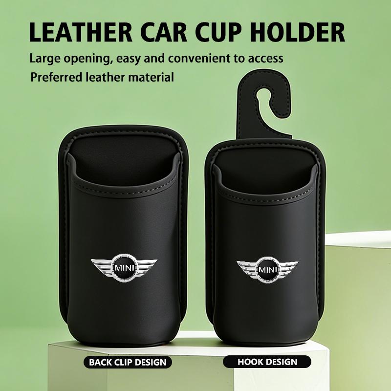 Car Back Seat Cup Holder Multifunctional Hanging Mount Drink Storage Organizer Holders For MINI Countryman Paceman R56 R50 R53 dymfu11