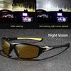 Fashion Vintage Square Frame Unisex Night Vision Glasses Anti Glare UV400 Eyewear Reduce Visual Fatigue